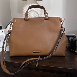Rebecca Minkoff Keith Medium Satchel. Color: Caramello. MSRP $298. New. Flawless